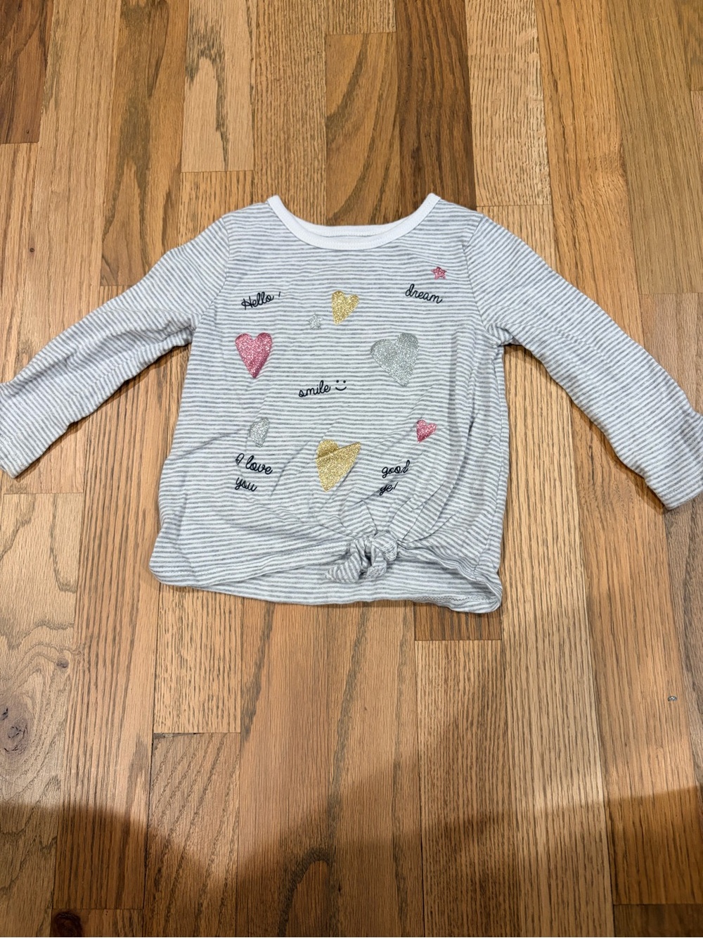 Carter’s baby girl sparkly long sleeve shirt